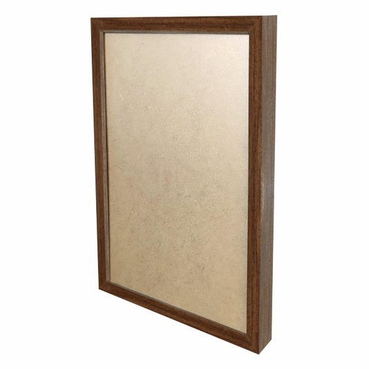 Moldura Caixinha para Quadros e Fotos com Fundo Mdf e Frente em PVC Antirreflexo - 1,5x3