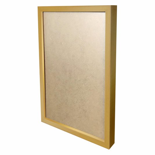 Moldura Caixinha para Quadros e Fotos com Fundo Mdf e Frente em PVC Antirreflexo - 1,5x3
