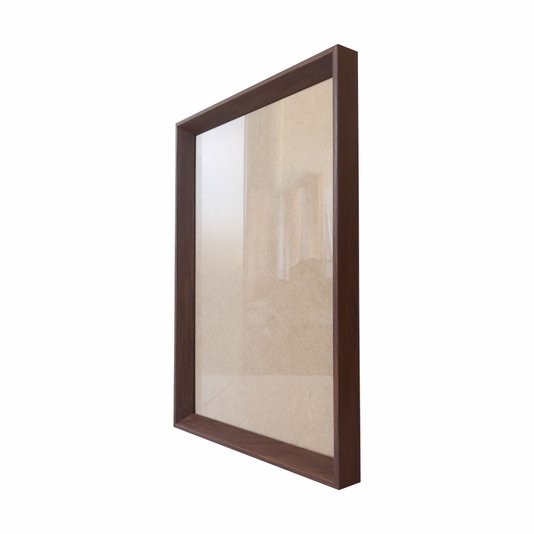 Moldura Chanfrada Inclinada para Quadros e Fotos com Fundo Mdf e Frente em Acetato - 1,5x2