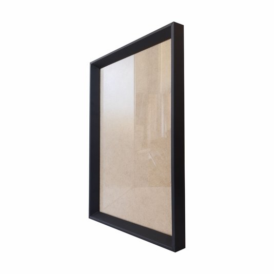Moldura Chanfrada Inclinada para Quadros e Fotos com Fundo Mdf e Frente em Acetato - 1,5x2