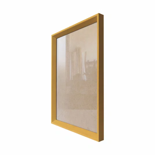 Moldura Chanfrada Inclinada para Quadros e Fotos com Fundo Mdf e Frente em Acetato - 1,5x2