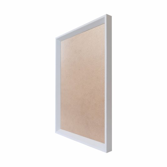 Moldura Chanfrada Inclinada para Quadros e Fotos com Fundo Mdf e Frente em PVC - 1,5x2