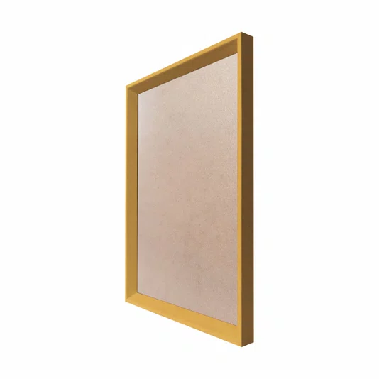 Moldura Chanfrada Inclinada para Quadros e Fotos com Fundo Mdf e Frente em PVC - 1,5x2