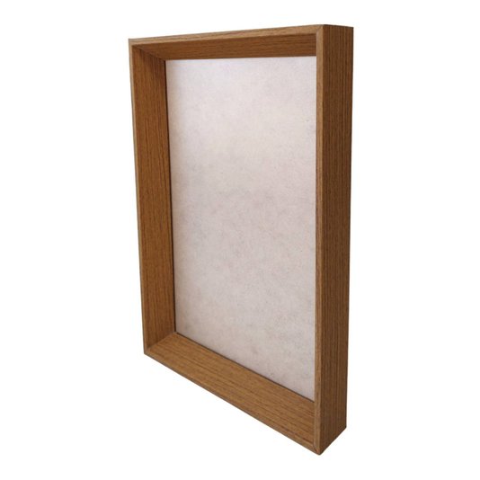 Moldura Chanfrada Inclinada para Quadros e Fotos com Fundo Mdf e Frente em PVC - 2x3,8