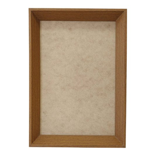 Moldura Chanfrada Inclinada para Quadros Fotos e Bandejas com Fundo Mdf - 2x3,8