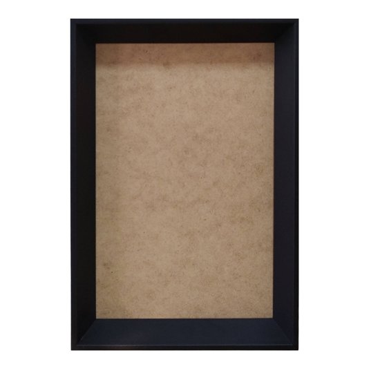 Moldura Chanfrada Inclinada para Quadros Fotos e Bandejas com Fundo Mdf - 2x3,8