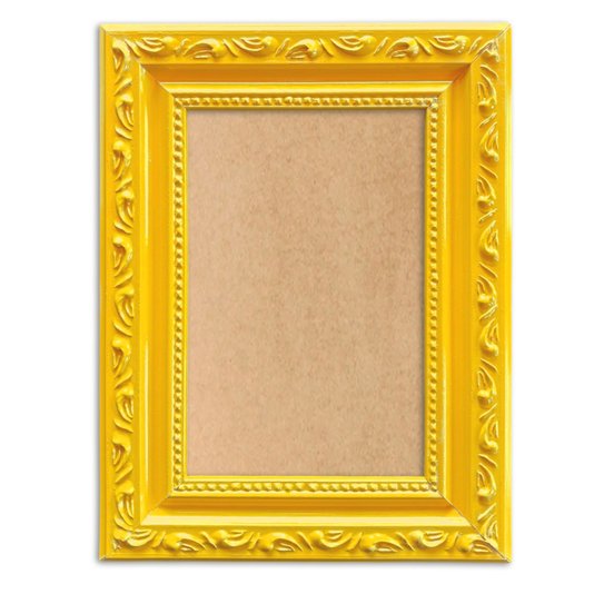 Moldura Com Gravação De Ornamentos Com Fundo MDF - 3,4x1,4