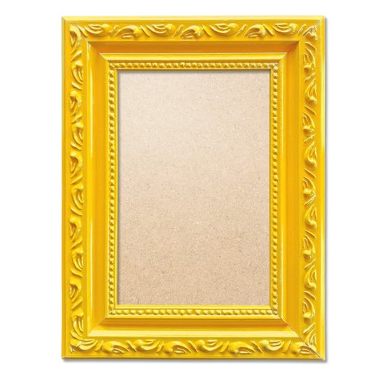 Moldura Com Gravação De Ornamentos Para Quadros E Fotos Com Fundo MDF e Frente Em PVC Antirreflexo - 3,4x1,4