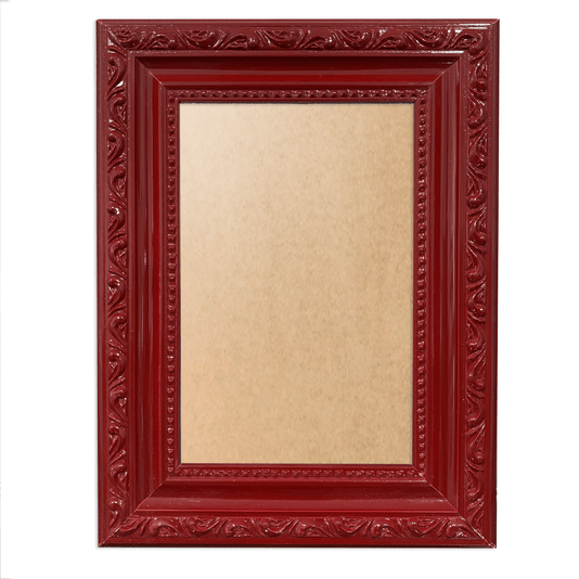 Moldura Com Gravação De Ornamentos Para Quadros E Fotos Com Fundo MDF e Frente Em PVC Antirreflexo - 3,4x1,4