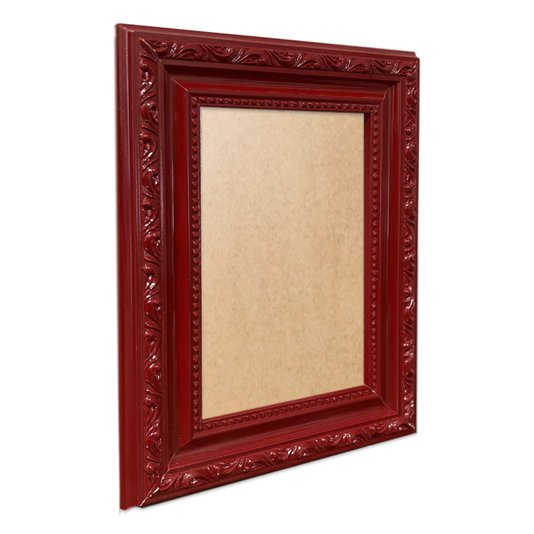 Moldura Com Gravação De Ornamentos Para Quadros E Fotos Com Fundo MDF e Frente Em PVC Antirreflexo - 3,4x1,4