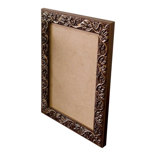 Moldura com Gravação de Folhagens para Quadros e Fotos com Fundo MDF - 2x1