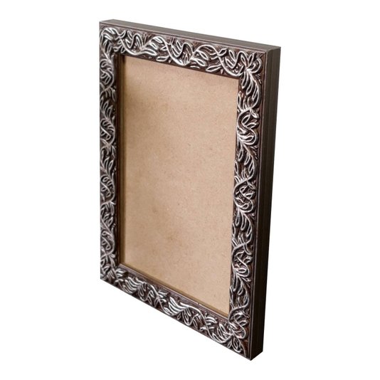 Moldura com Gravação de Folhagens para Quadros e Fotos com Fundo MDF - 2x1