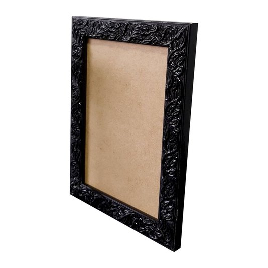 Moldura com Gravação de Folhagens para Quadros e Fotos com Fundo MDF - 2x1