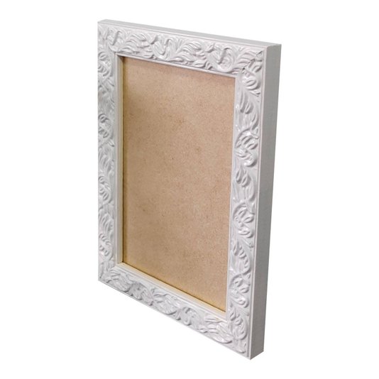 Moldura com Gravação de Folhagens para Quadros e Fotos com Fundo MDF - 2x1