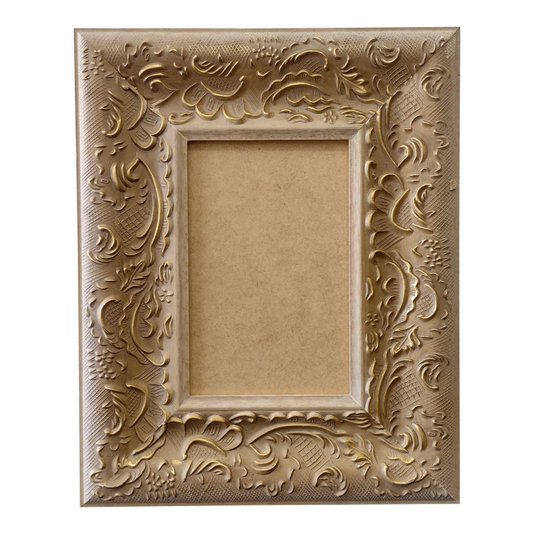 Moldura Provençal com Gravação para Quadros e Fotos com Fundo MDF - 6x1,5