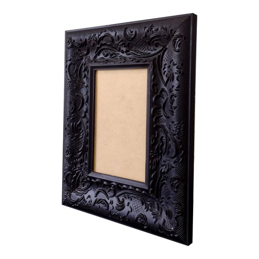 Moldura Provençal com Gravação para Quadros e Fotos com Fundo MDF - 6x1,5