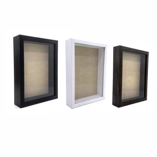 Moldura Caixa Alta com Vidro para Quadros Quilling e Scrapbook - 1,5x4,5
