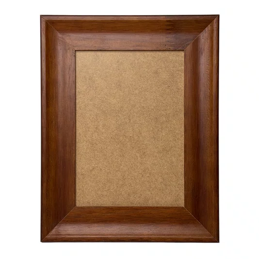 Moldura Côncava Envernizada para Quadros e Fotos com Fundo Mdf - 4,4x1,9