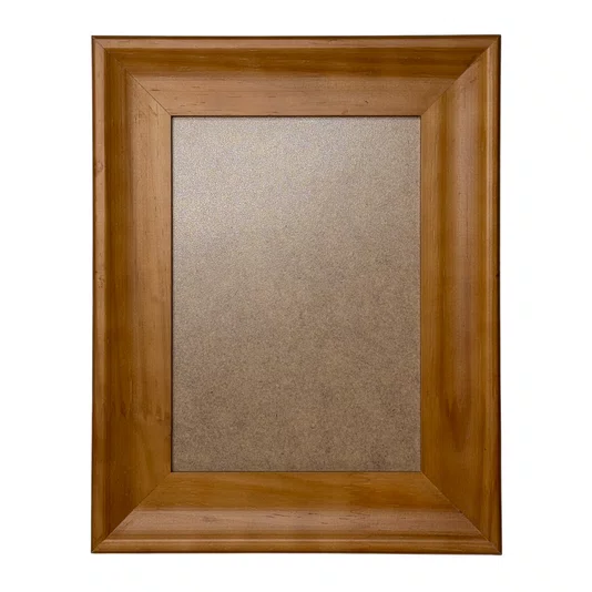 Moldura Côncava Envernizada para Quadros e Fotos com Fundo Mdf e Frente em PVC Antirreflexo - 4,4x1,9