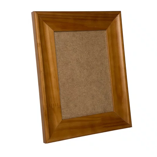 Moldura Côncava Envernizada para Quadros e Fotos com Fundo Mdf e Frente em PVC Antirreflexo - 4,4x1,9