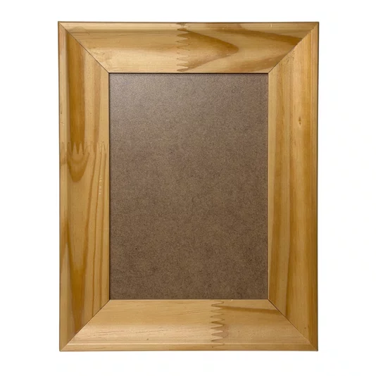 Moldura Côncava Envernizada para Quadros e Fotos com Fundo Mdf e Frente em PVC Antirreflexo - 4,4x1,9