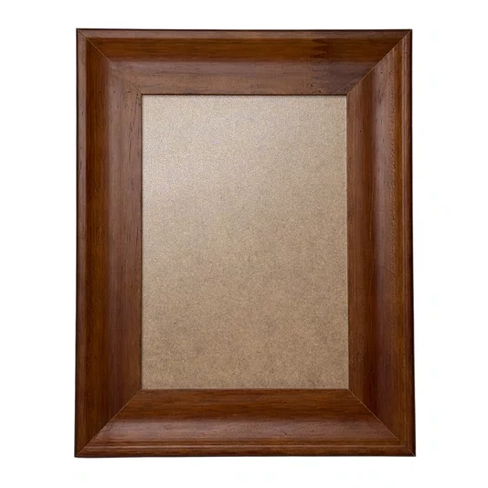 Moldura Côncava Envernizada para Quadros e Fotos com Fundo Mdf e Frente em PVC Antirreflexo - 4,4x1,9