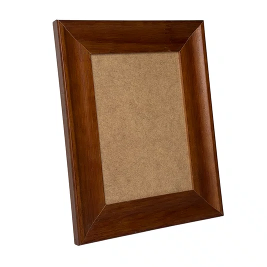 Moldura Côncava Envernizada para Quadros e Fotos com Fundo Mdf e Frente em PVC Antirreflexo - 4,4x1,9