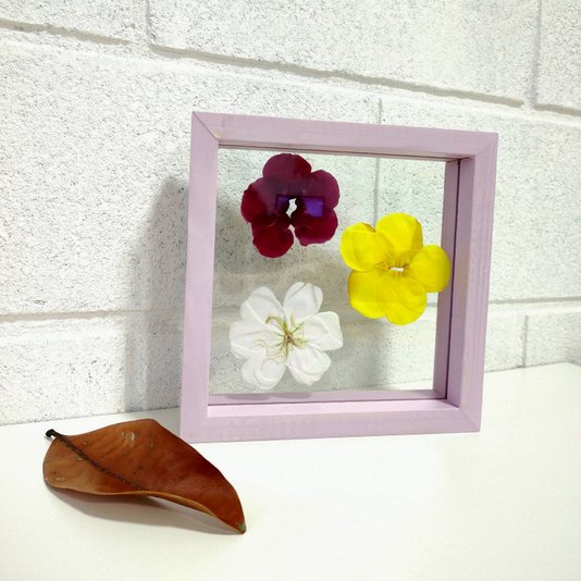 Moldura Dupla Face em Madeira de Pinus com Duplo PS Cristal Transparente - 1,5x4,5