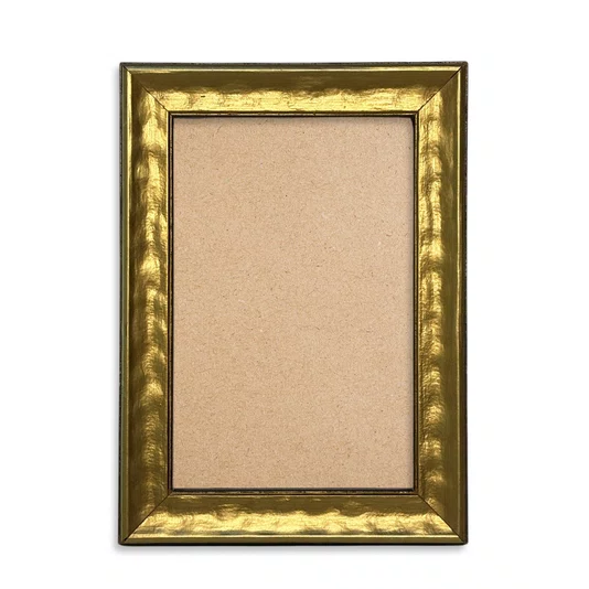 Moldura Efeito Metal Martelado para Quadros e Fotos com Fundo Mdf - 2x1,8