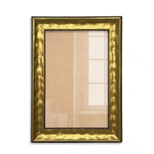 Moldura Efeito Metal Martelado para Quadros e Fotos com Fundo Mdf e Frente em Acetato - 2x1,8
