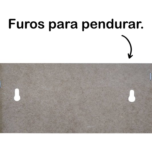 Moldura Expositora Caixa Alta Revestida para Folhas de Desenhos A4 - 1,5x3