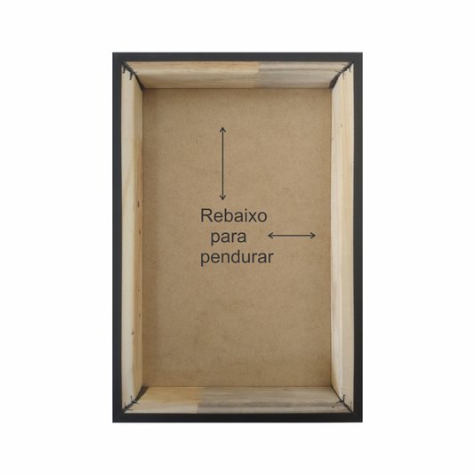 Moldura Filete Fina com MDF para Quadros - Leia as instruções de Montagem na Descrição - 1,8x3
