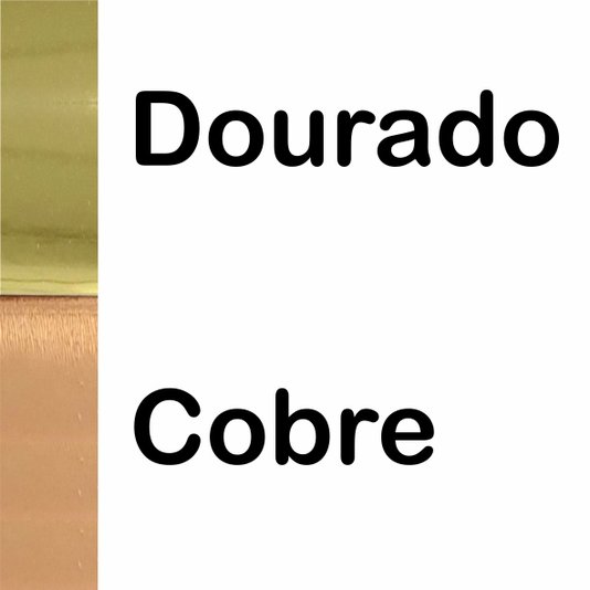 Moldura Fita de Borda Flexível Metalizada 6mm