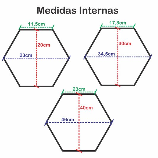 Moldura Hexagonal Larga Lisa para Quadros Revestida com Fundo MDF - 7x2