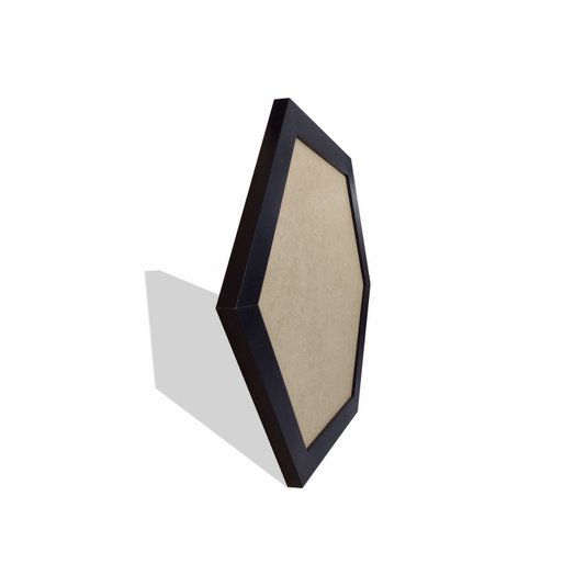 Moldura Hexagonal Lisa para Quadros Revestida com Fundo MDF - 2,8x1,5