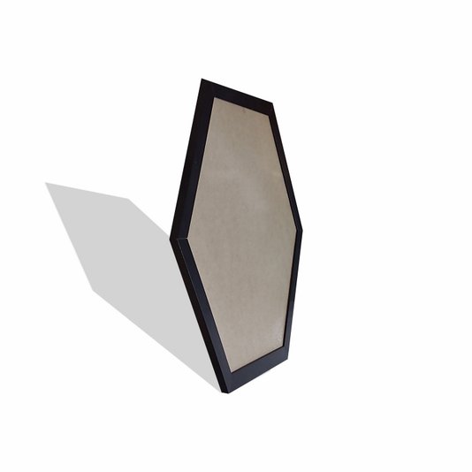 Moldura Hexagonal Lisa para Quadros Revestida com Fundo MDF e PVC Antirreflexo - 2x1