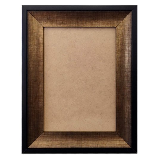 Moldura Hot Stamp Efeito Metalizado para Quadros e Fotos com Fundo MDF e PVC Antirreflexo - 4,1x1,8