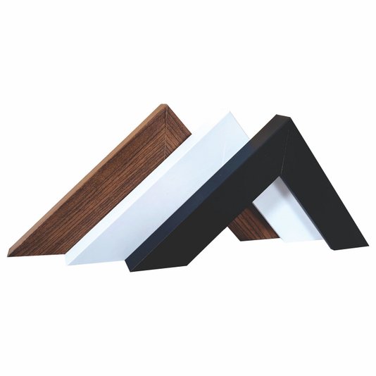 Moldura Lisa Para Quadros Revestida com Fundo MDF - 2,8x1,5