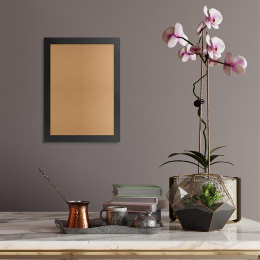 Moldura Lisa Para Quadros Revestida com Fundo MDF - 2x1