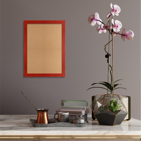 Moldura Lisa Para Quadros Revestida com Fundo MDF - 2x1