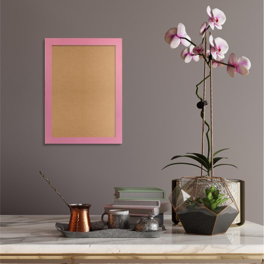 Moldura Lisa Para Quadros Revestida com Fundo MDF - 2x1