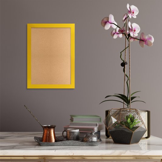 Moldura Lisa Para Quadros Revestida com Fundo MDF - 2x1