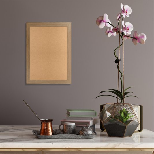 Moldura Lisa Para Quadros Revestida com Fundo MDF - 2x1