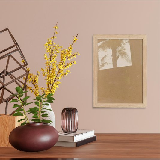 Moldura Lisa Para Quadros Revestida com Fundo MDF e Acetato 2x1