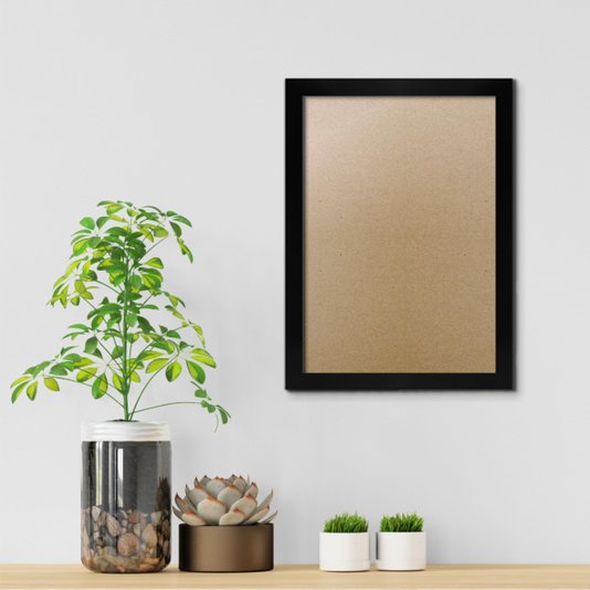 Moldura Lisa Para Quadros Revestida com Fundo MDF e PVC Antirreflexo - 2x1