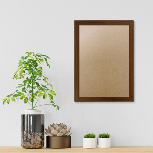 Moldura Lisa Para Quadros Revestida com Fundo MDF e PVC Antirreflexo - 2x1