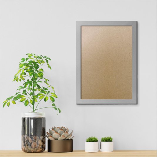 Moldura Lisa Para Quadros Revestida com Fundo MDF e PVC Antirreflexo - 2x1