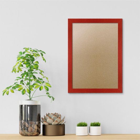 Moldura Lisa Para Quadros Revestida com Fundo MDF e PVC Antirreflexo - 2x1