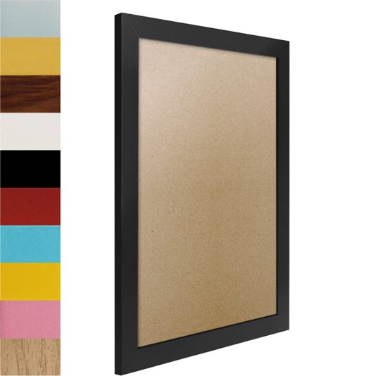 Moldura Lisa Para Quadros Revestida com Fundo MDF e PVC Antirreflexo - 2x1