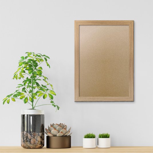 Moldura Lisa Para Quadros Revestida com Fundo MDF e PVC Antirreflexo - 2x1
